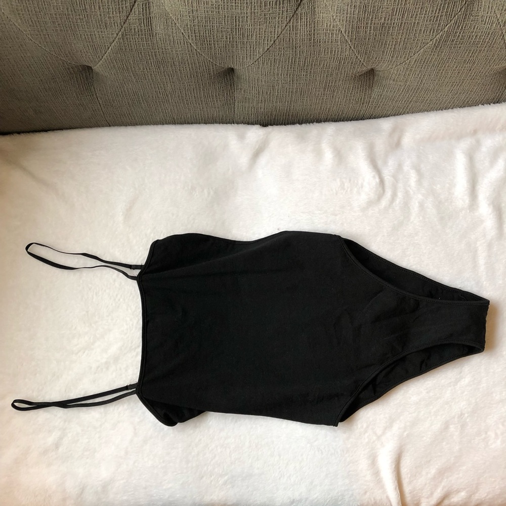 Black cami bodysuit